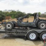 track car on trailer